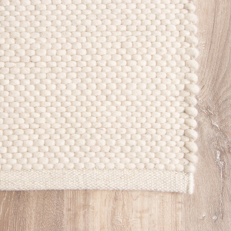 Wool Rug - Feline White