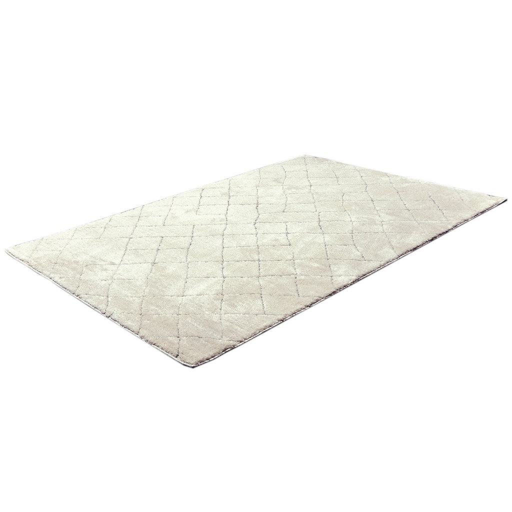 Soft floor rug - Oceane Tiles Cream