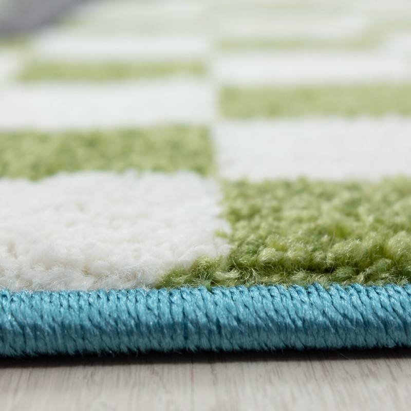 Children's Floor Rug - Mila Pirate Blue/Green