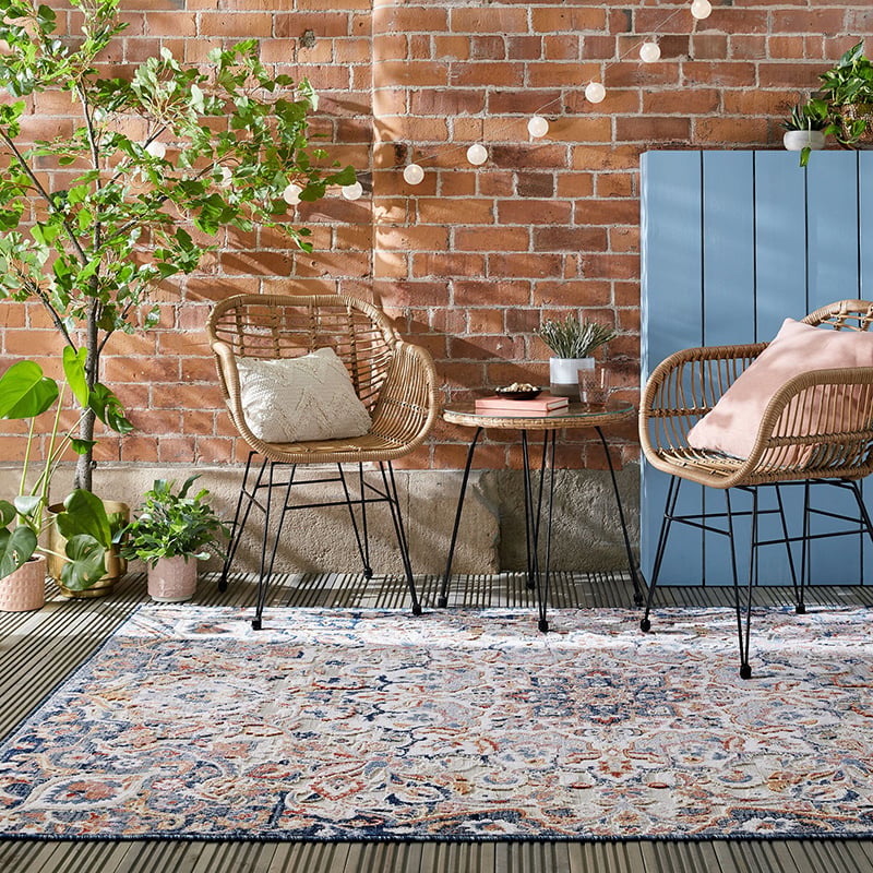 In- & Outdoor rug - Plazo Mabel Blue