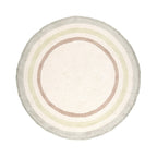 Round washable kids rug - Milo Green