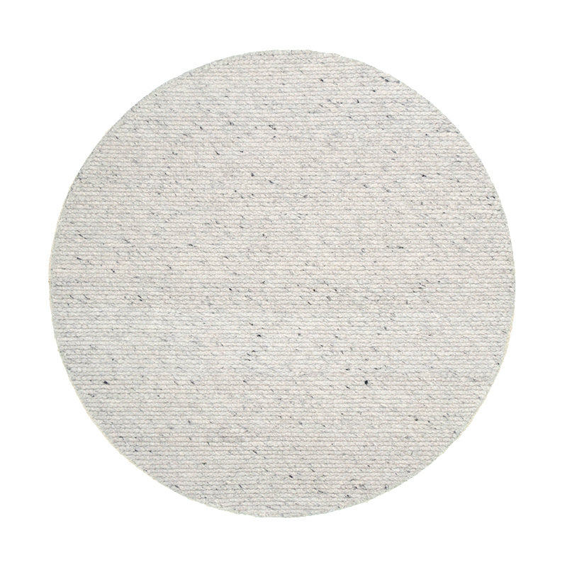 Round Wool Rug - Feline Grey/Blended