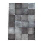 Modern Floor Rug - Streaky Box Brown/Beige