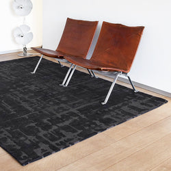 Modern floor rug - Structures Baobab 9200