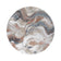 Round Abstract Rug - Xavier Wave Blue/Red