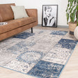 Patchwork Rug - Deep Blue