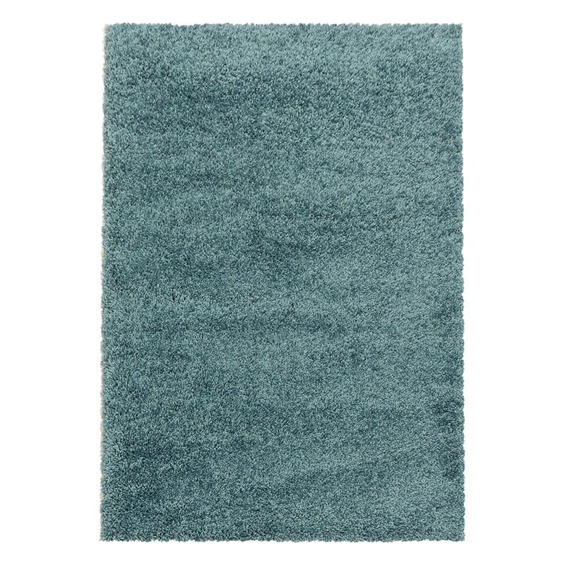 High-pile Floor Rug - Softy Blue/Green