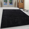 Low-pile floor rug - Asa Anthracite