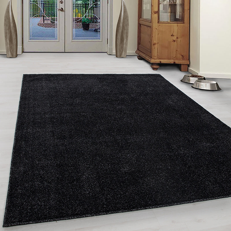 Low-pile floor rug - Asa Anthracite