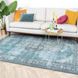 Vintage Rug - Estate Medallion Blue/Green