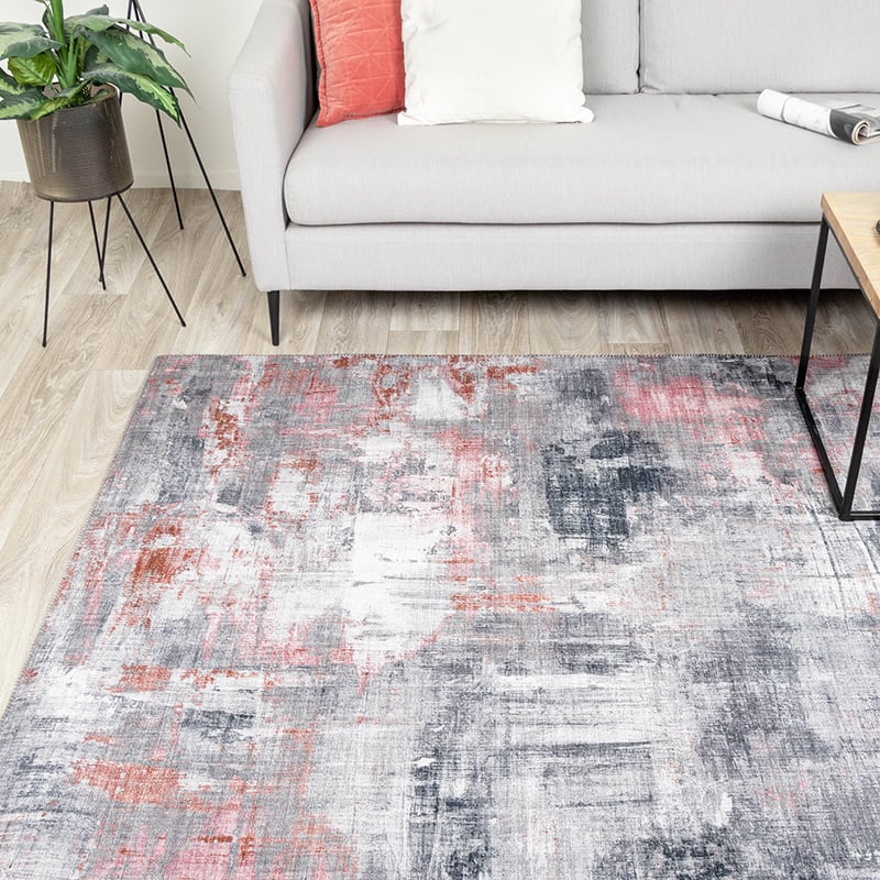Modern Rug - Strength Red/Pink