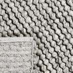 Wool floor rug - Rosemaria Silver/Grey