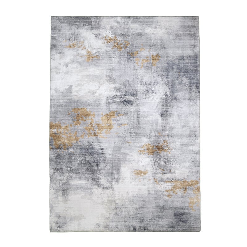 Modern Rug - Strong Grey/Yellow