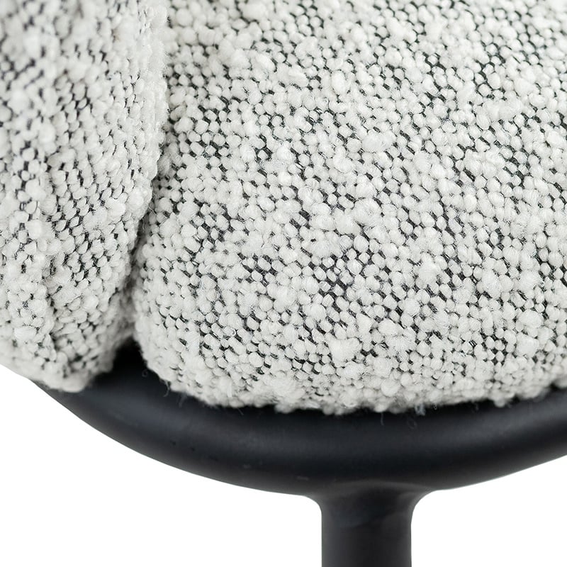 Dining Chair - Duke Black/White Melange