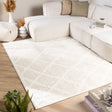 Scandinavian Rug - Lova Lines Cream