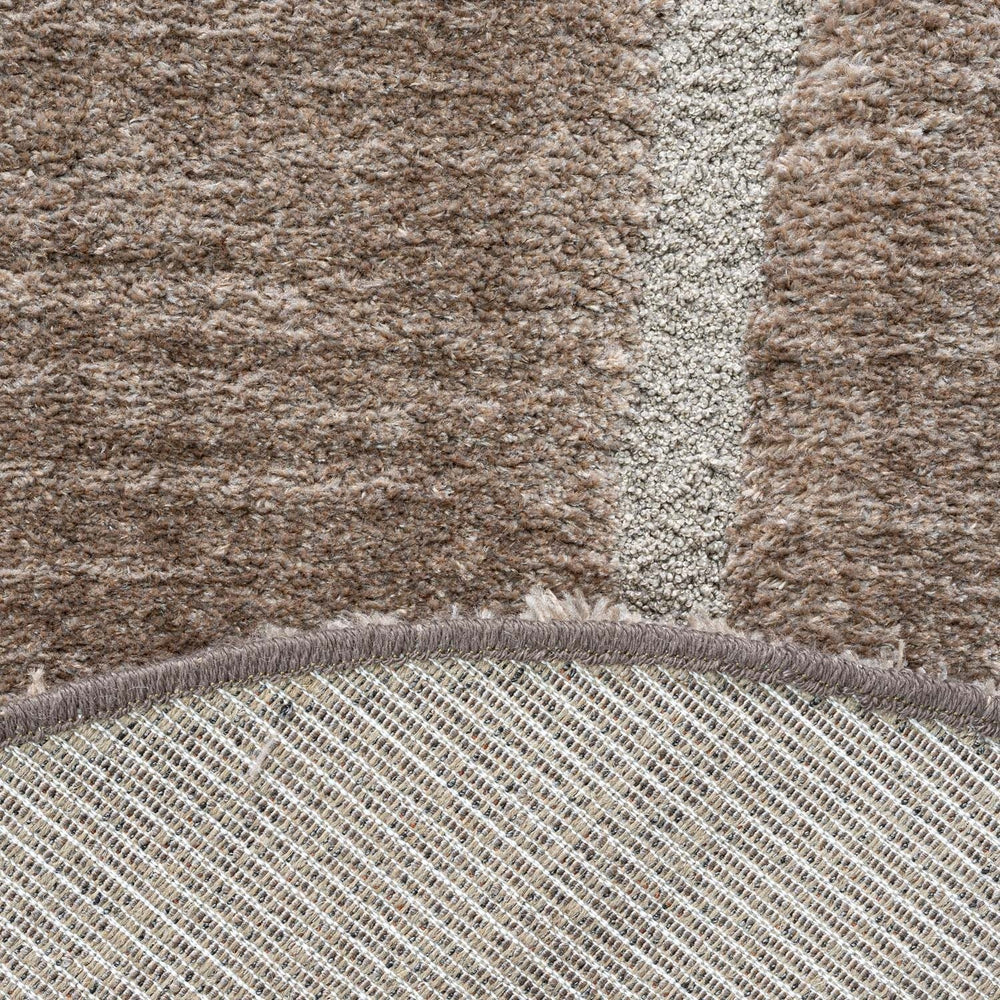 Organic floor rug - Maya Brown 7222