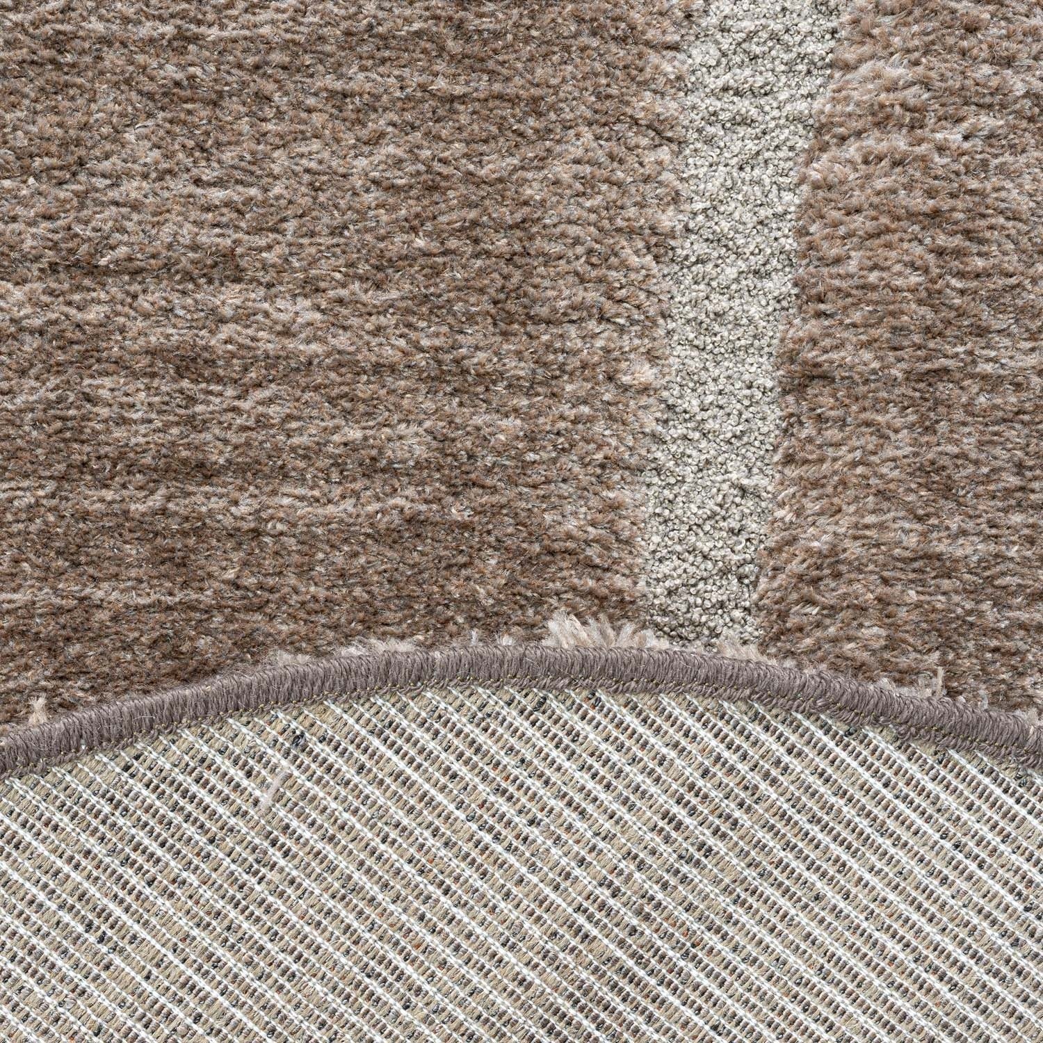 Organic floor rug - Maya Brown 7222