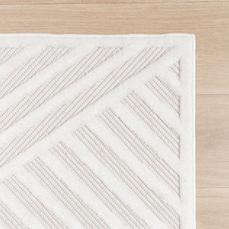 Modern Rug - Nori Lines White