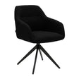 Swivel Chair - Rafi Black