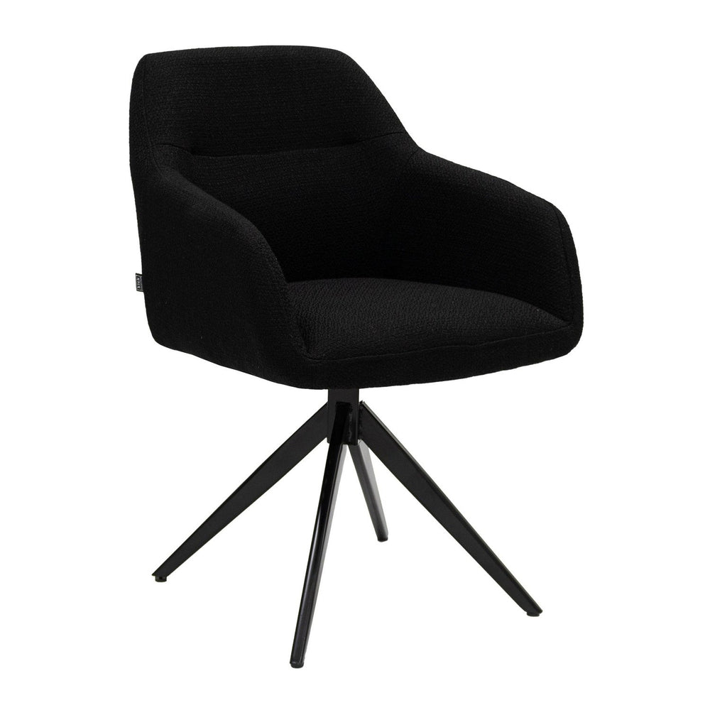 Swivel Chair - Rafi Black