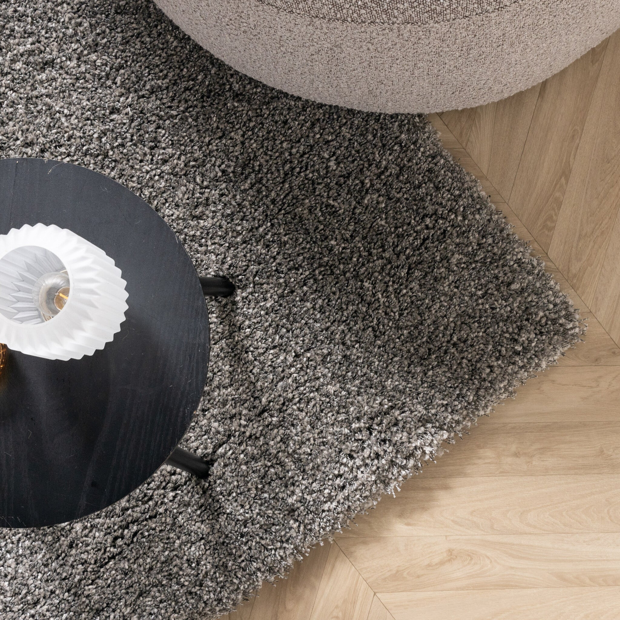 Luxury deep pile rug - Yves Grey