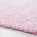 High-pile floor rug - Life Pink