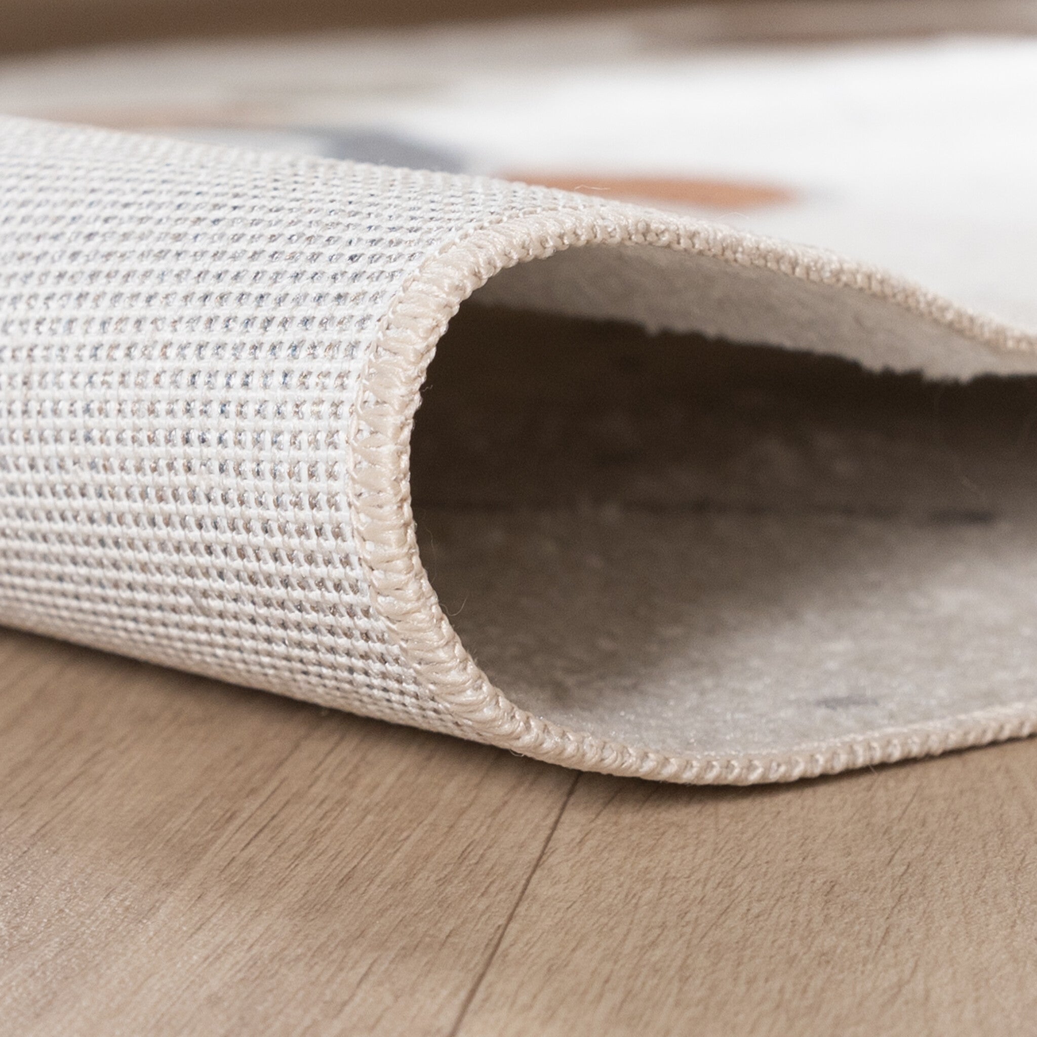 Washable Kids Rug - Mace Rocket Cream