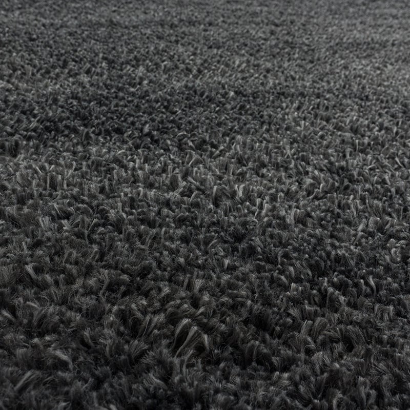 High-pile floor rug - Fuzzy Dark Grey