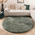 Round Shaggy Rug - Grace Green