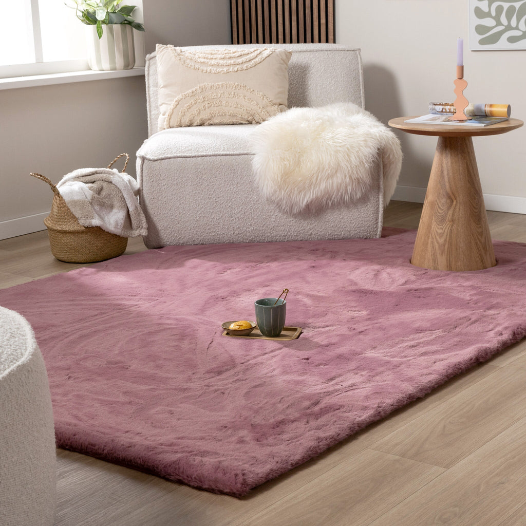 Soft High Pile Rug - Comfy Supreme Dark Pink