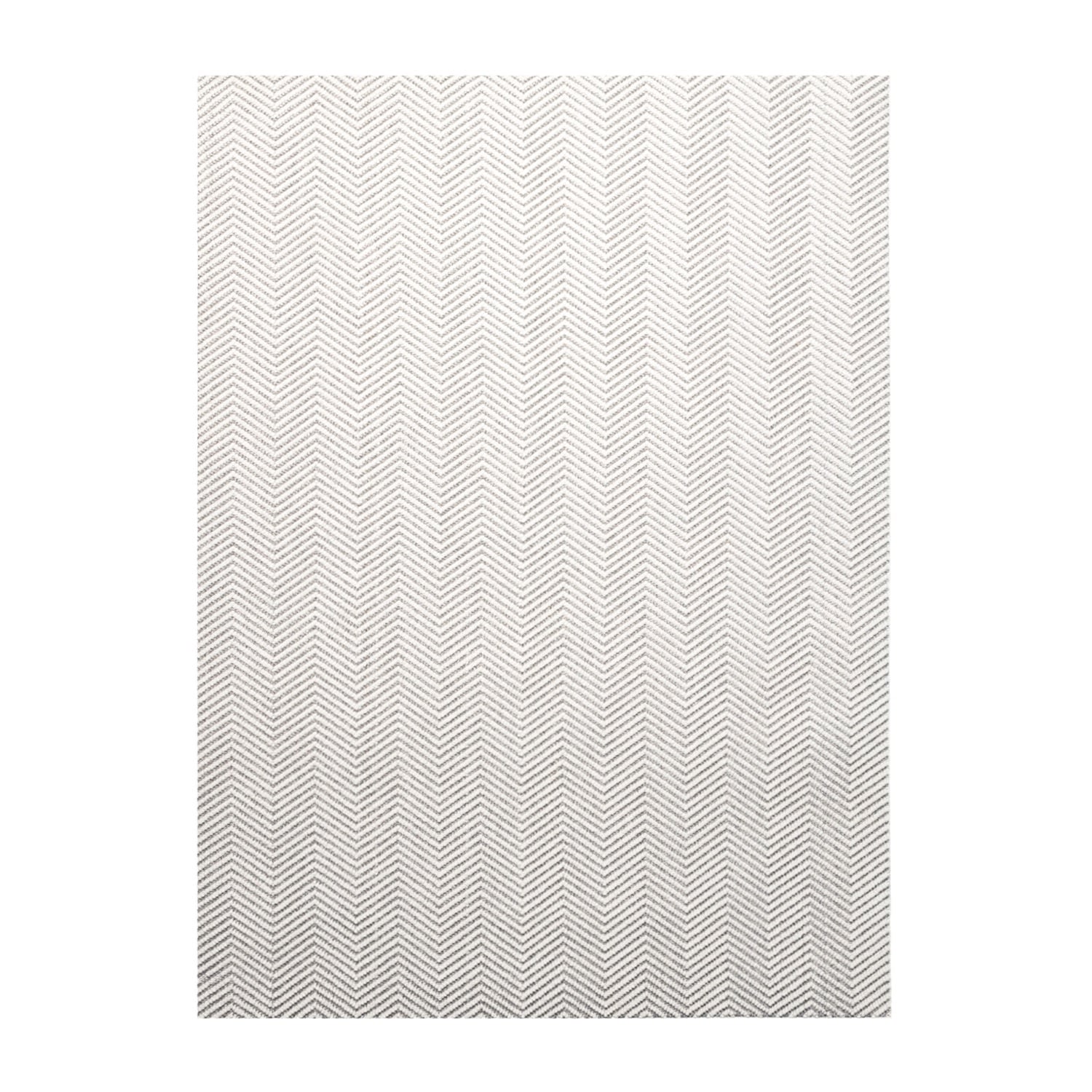 Sustainable floor rug - Lorre Lines Cream/Grey