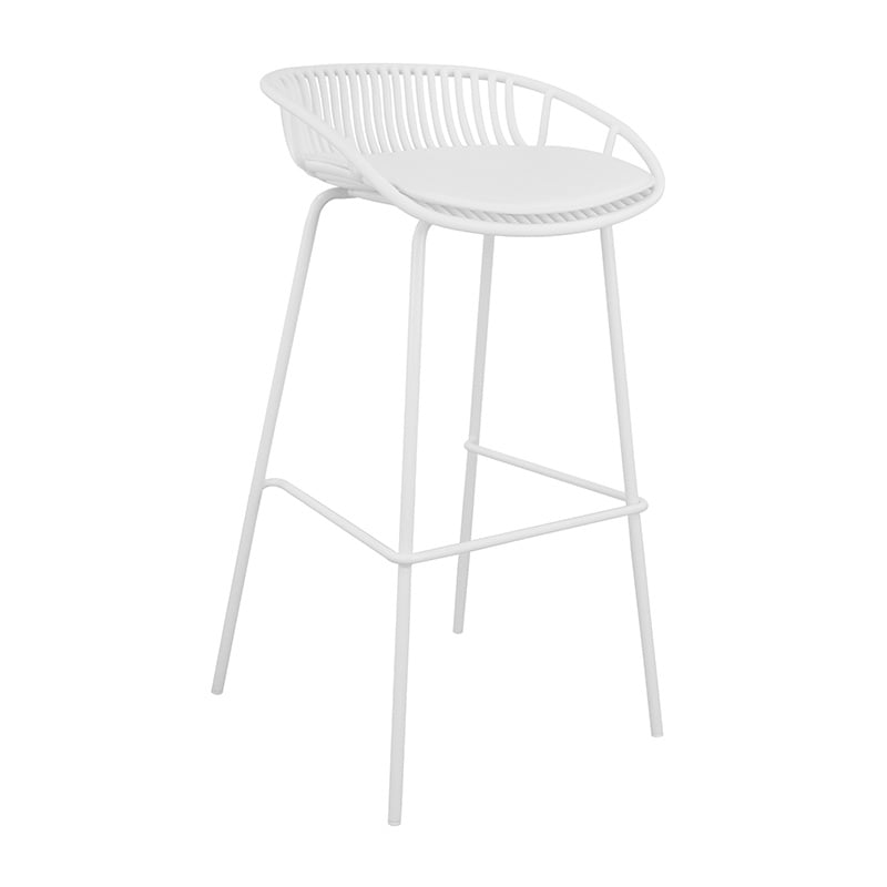Garden Stool - Rio White