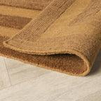 Wool rug - Judith Border Brown