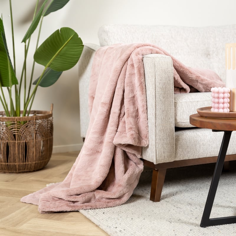 Washable Blanket - Otis Pink