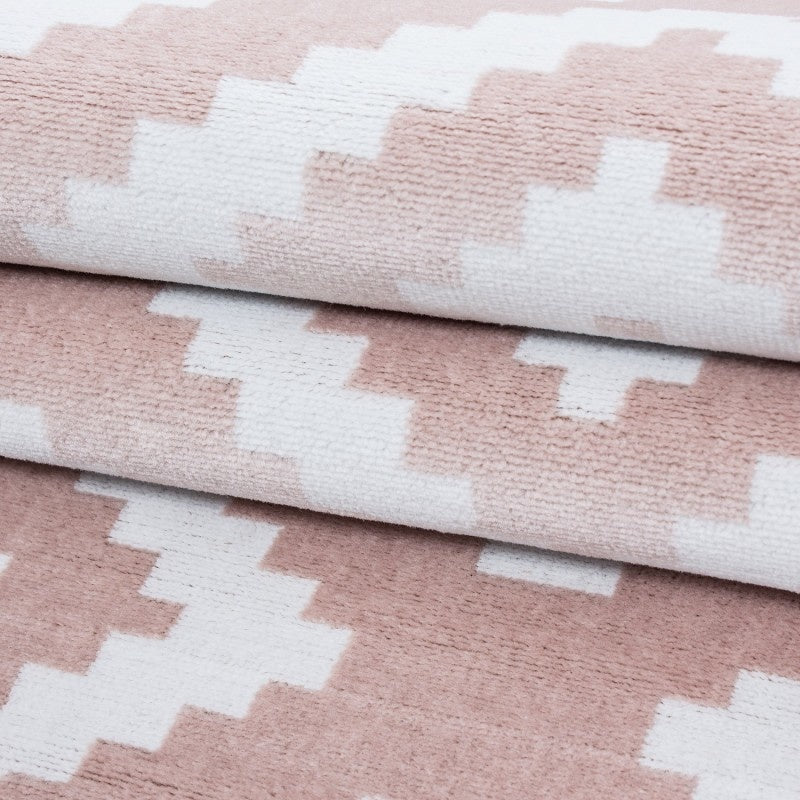 Modern floor rug - Plus Pink 8005