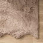 Soft High Pile Rug - Comfy Supreme Wavy Taupe
