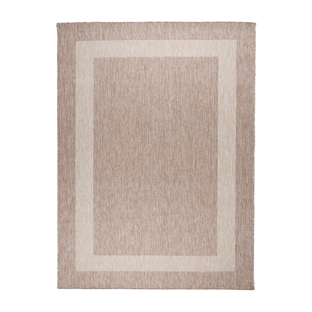 Outdoor Rug – Sierra Border Beige/Cream