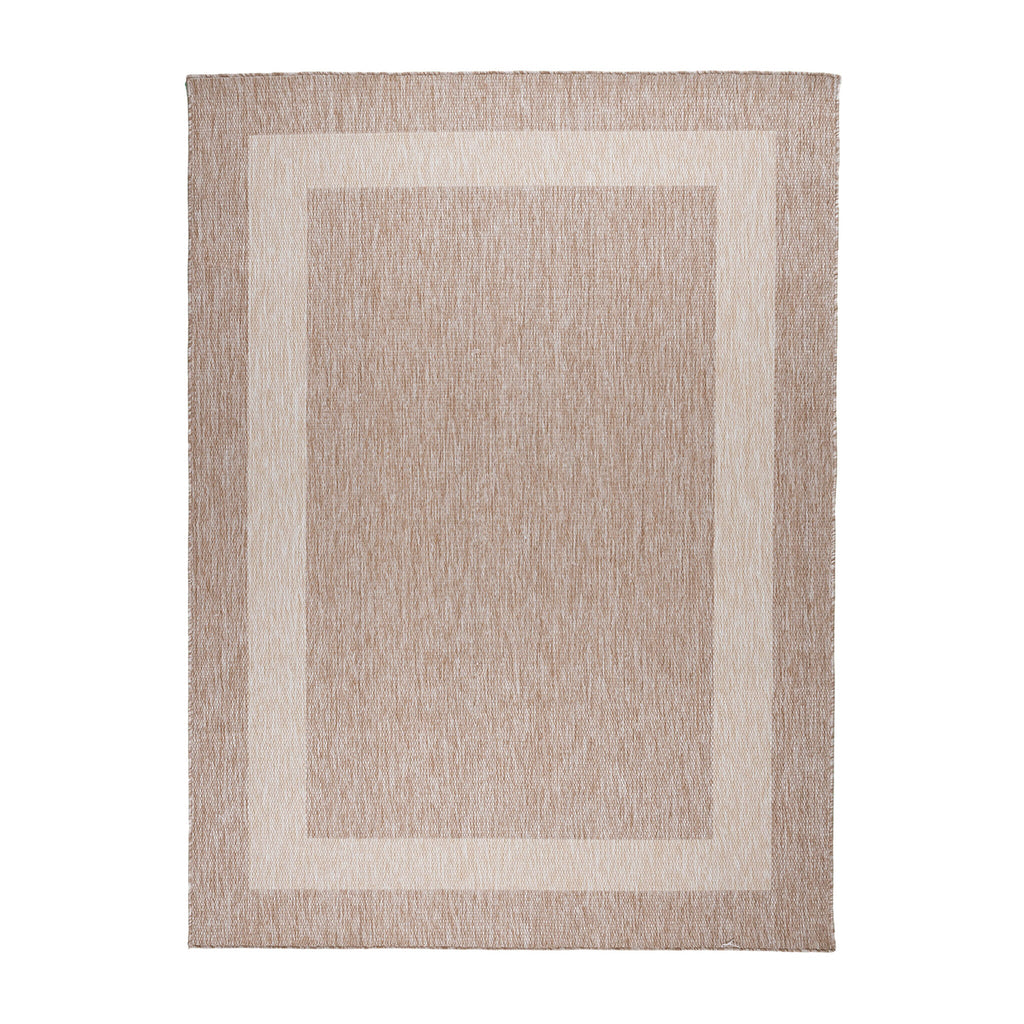 Outdoor Rug – Sierra Border Beige/Cream