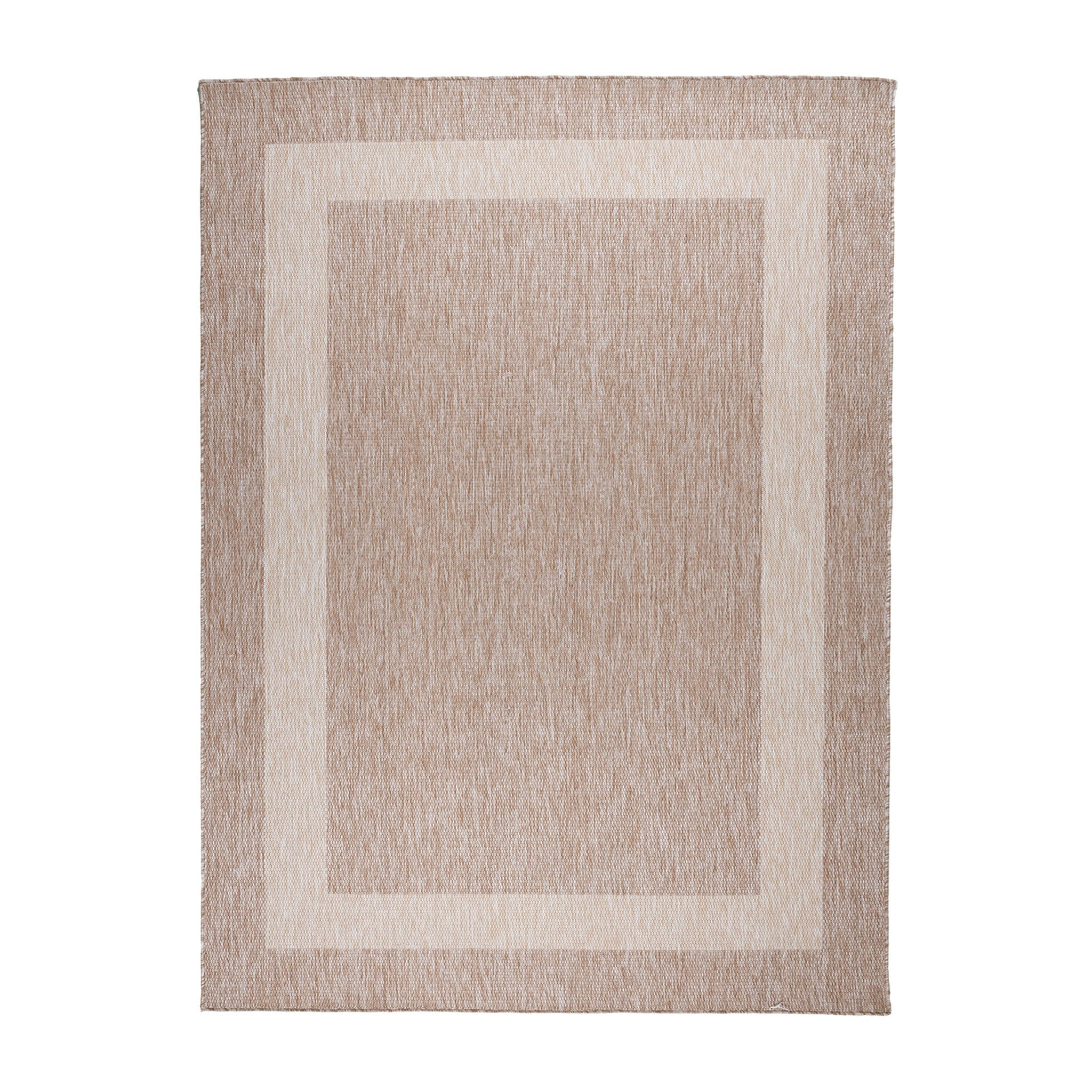 Outdoor Rug – Sierra Border Beige/Cream