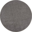 Round low-pile floor rug - Asa Beige