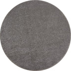 Round low-pile floor rug - Asa Beige