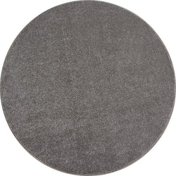Round low-pile floor rug - Asa Beige