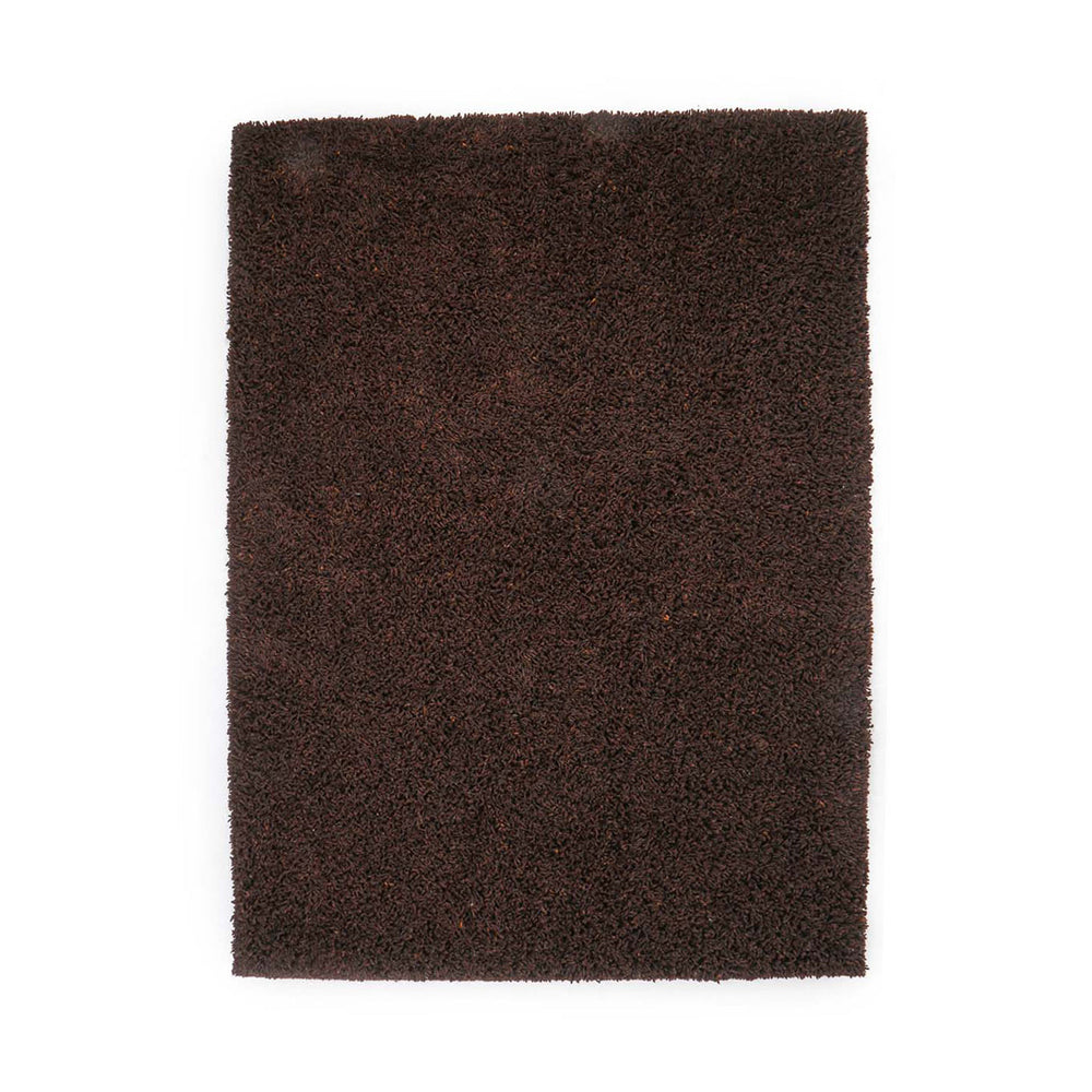 Wool Floor Rug Custom-made - Berbero Lungo Brown 522