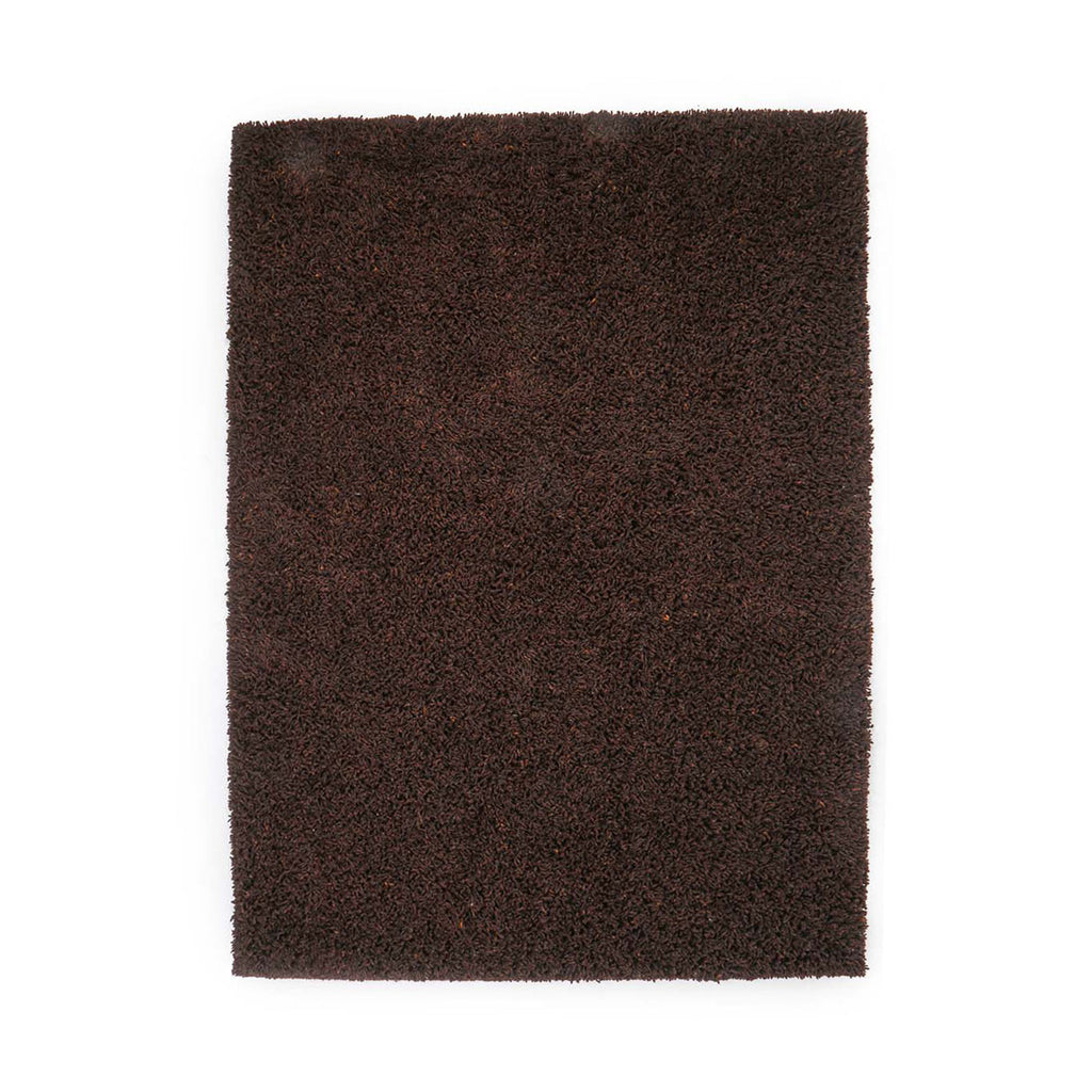 Wool Floor Rug Custom-made - Berbero Lungo Brown 522