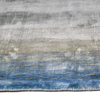 Viscose floor rug - Rachelle Blue/Green
