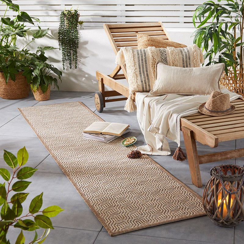Modern balcony rug - Liparo Bellizi Grey
