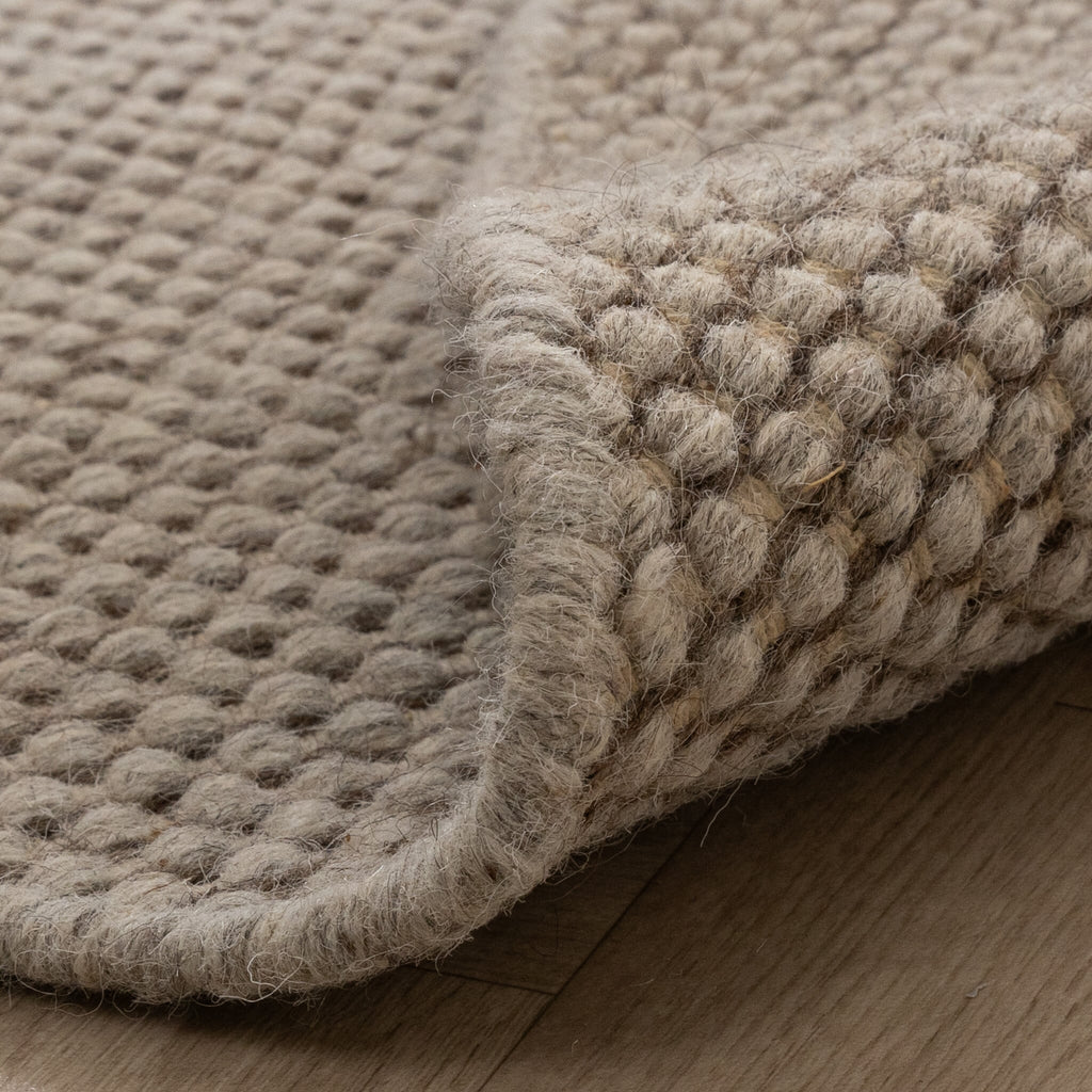 Round Wool Rug - Bliss Beige/Brown