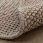 Round Wool Rug - Bliss Beige/Brown