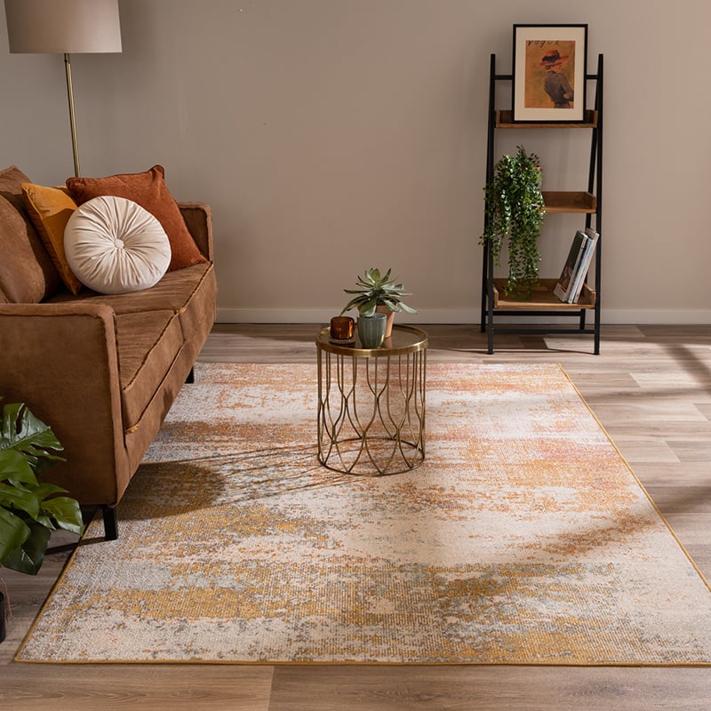 Modern Rug - Bush Ochre Yellow/Terra