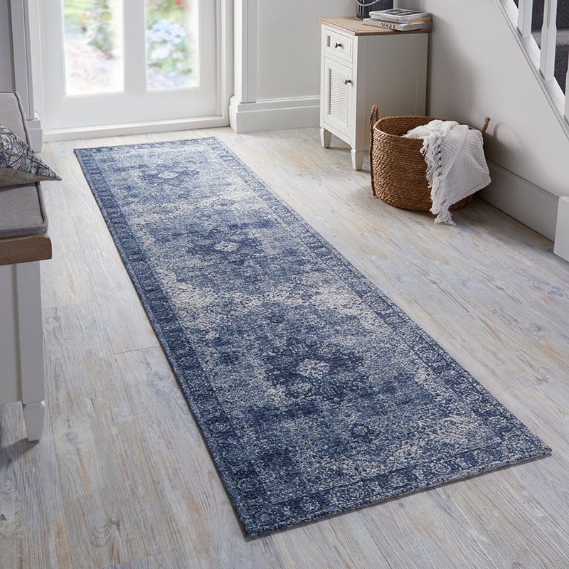 Oriental runner - Mannito Antique Blue